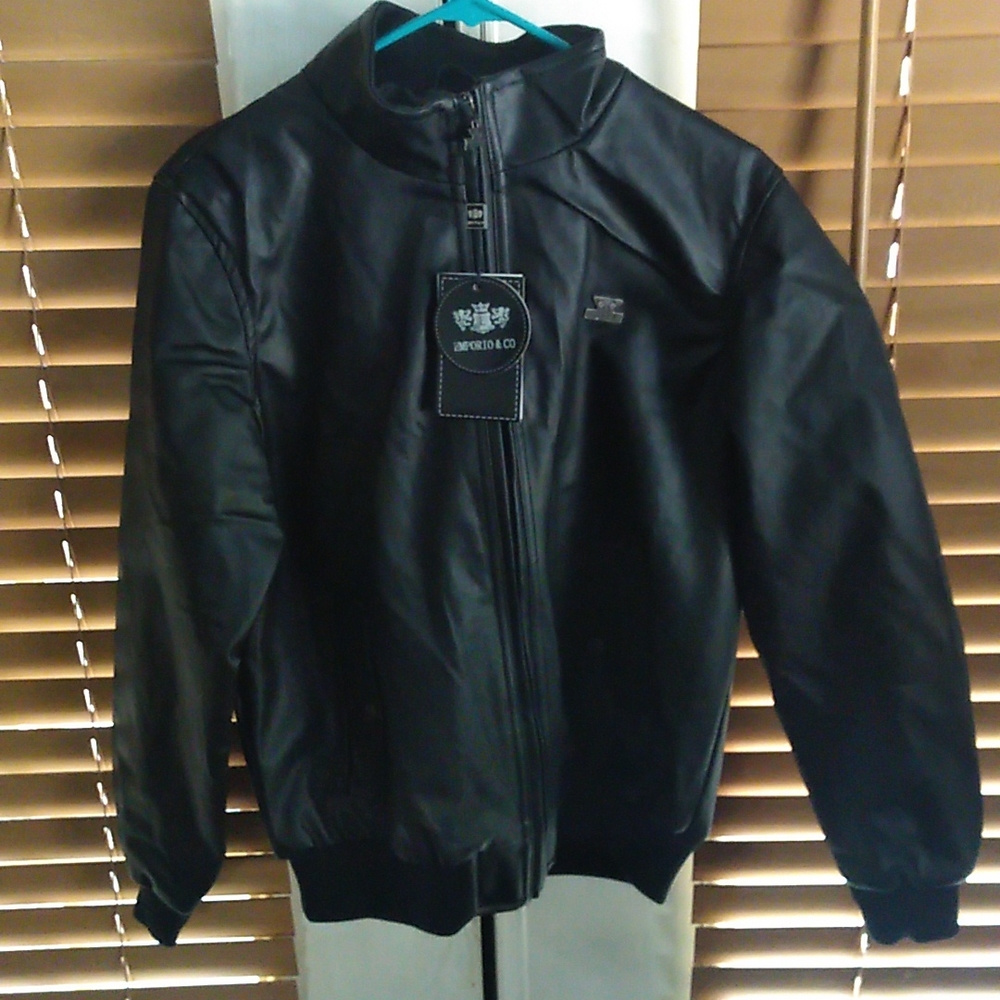 Brand new Emporio Armani brand leather jacket